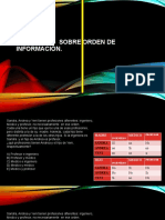 Problemas Sobre Orden de Información