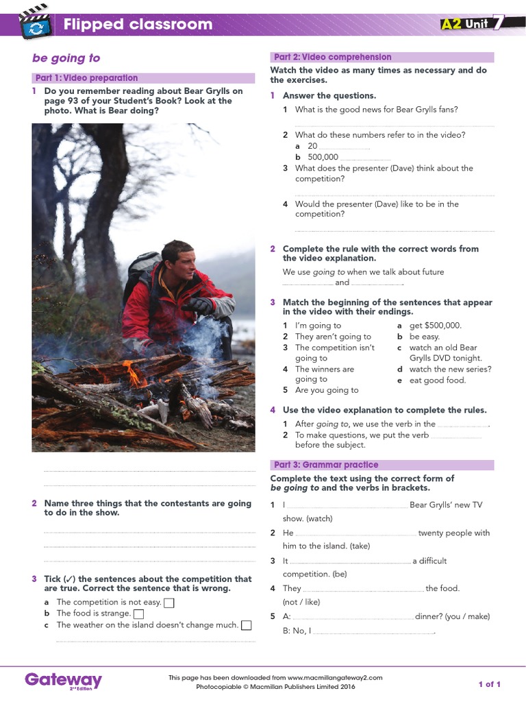 A2 Unit 7 Flipped Classroom Video Worksheet Pdf Morphology Human