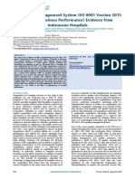 Noviantoro Et Al. - 2020 - Did Quality Management System ISO 9001 Version 2015 Influence Business Performance Evidence From Indonesian H