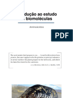 Introdução aos aminoácidos e suas propriedades