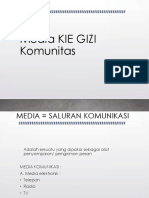 Media KIE GIZI untuk Komunitas