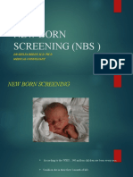 New Born Screening (NBS) : DR Shilpa Reddy, M.D, PH.D Medical Consultant