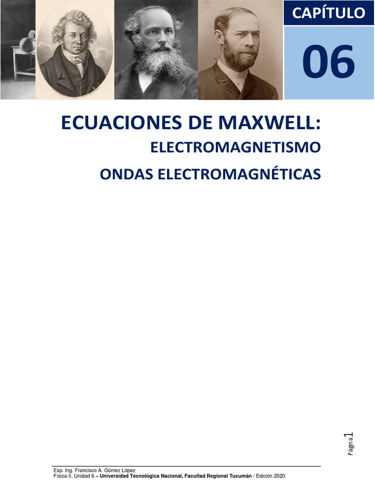 Física II Unidad 6 Ecuaciones de Maxwell PDF