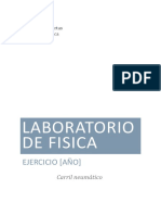 Laboratorio de Fisica Carril Neumatico