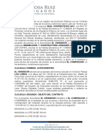 Contrato Compra Venta de Acciones y Derechos