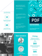 Design & Technology Conference Brochure