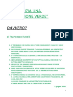 Clima: Inizia Una "Rivoluzione Verde"