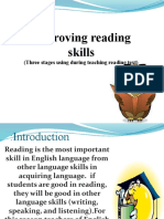 Improving Reading Skills: (Three Stages Using During Teaching Reading Text)