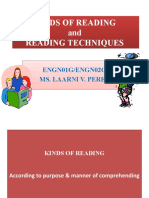 Kinds of Reading and Reading Techniques