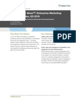 The Forrester Wave™: Enterprise Marketing Software Suites, Q3 2019