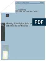 Metas y Principios de La Evaluación Del Impacto Ambiental