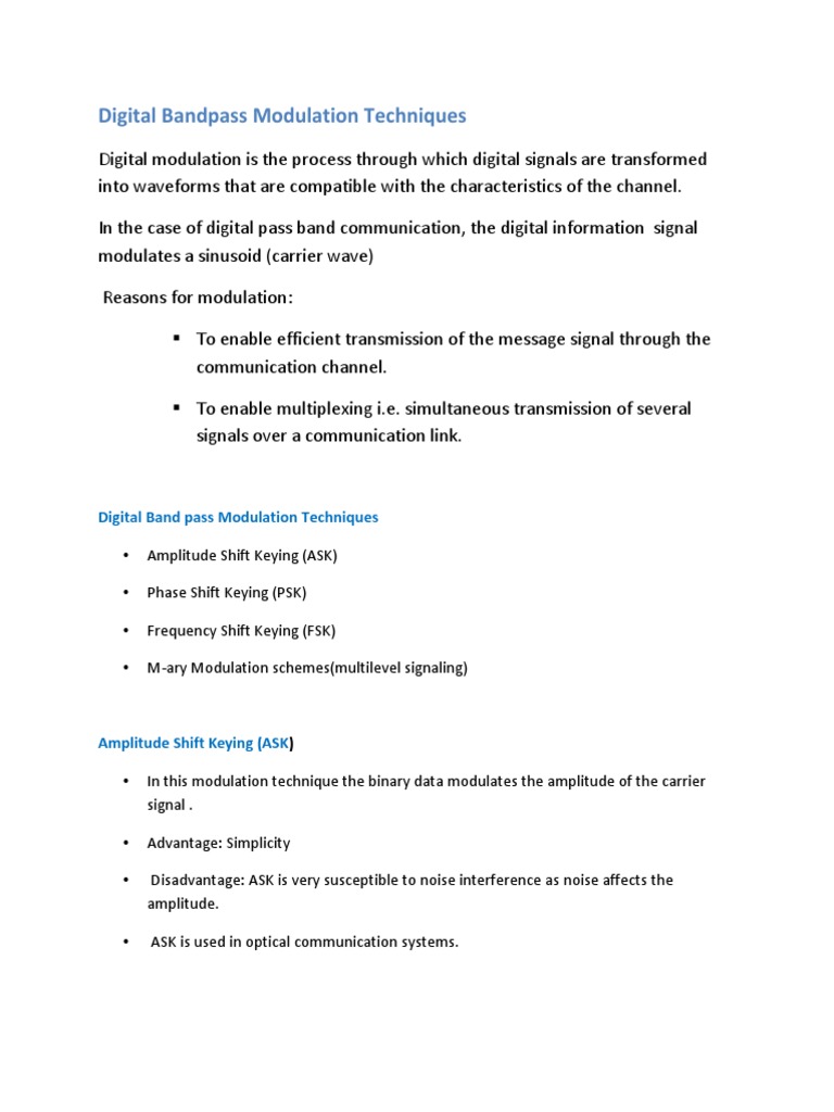 MSK and Constellation Diagrams Explained | PDF | Modulation | Physical ...