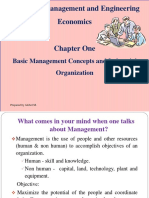 CH 01 Basic Management Concepts and Industrial Organization