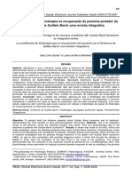 A Contribuição Da Fisioterapia Na Recuperação Do Paciente Portador Da Síndrome de Guillain Barré: Uma Revisão Integrativa