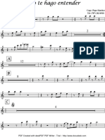 Como Te Hago Entender Tenor Sax PDF