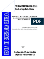 Monografia "Terminal de Controle de Ponto e Acesso Usando Biometria e Integrado A Web"