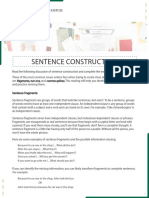 M2 Sentence+Construction Style+Corner