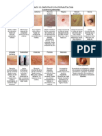 Lesiones Elementales en Dermatologia