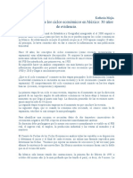 Resumen Identificación de Los Ciclos Económicos en México