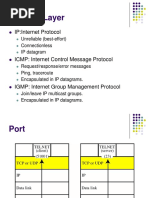 IP, ARP and ICMP Protoco Description