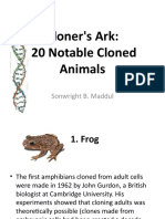 Cloner's Ark: 20 Notable Cloned Animals: Sonwright B. Maddul