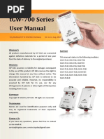 TGW-700 User Manual