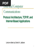 Data and Computer Communications: Protocol Architecture, TCP/IP, and Internet - Based Applications