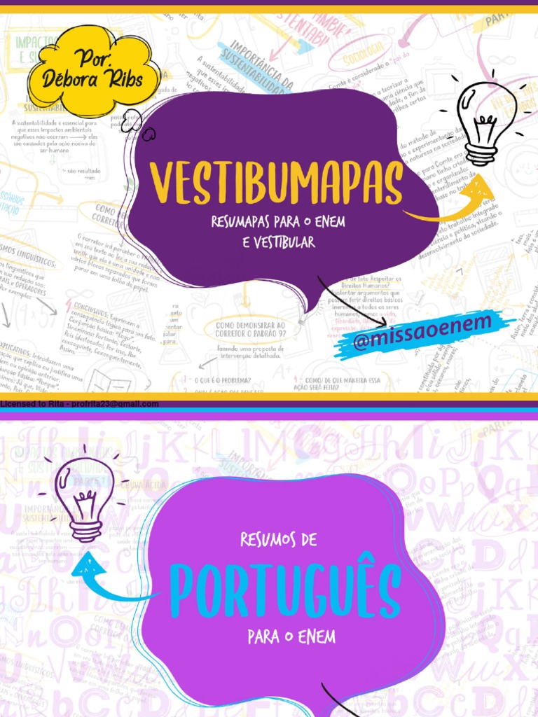 Mapa Mental de Português | PDF
