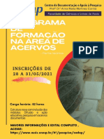 2021 Cartaz Programa de Formacao