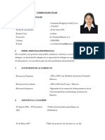 CV Administración Experiencia Laboral