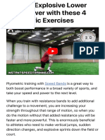 Plyometric Exercises With Speed Bands