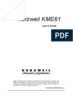 Kurzweil KME61 - Manual