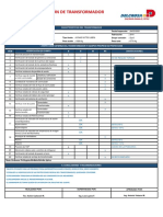 Protocolos de Inspección de Trafos - Formato