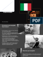 Prezentare Patologii Politice - Benito Mussolini