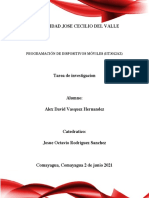 Universidad Jose Cecilio Del Valle: Programación de Dispositivos Móviles (Iit3012Az)