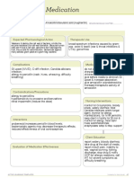 Medication: Expected Pharmacological Action Therapeutic Use