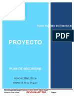 Proyecto - PLAN DE SEGURIAD FUNDACION LETICIA ALEX