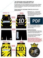 Patrocínio para uniformes da AFE