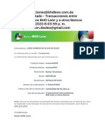 Completado - Transacciones Entre Productos BHD León y A Otros Bancos