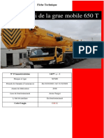 Dossier Suivi de La Grue 650 T GM 01