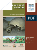 Los Que Aqui Vivieron Paleontologia de La Argentina