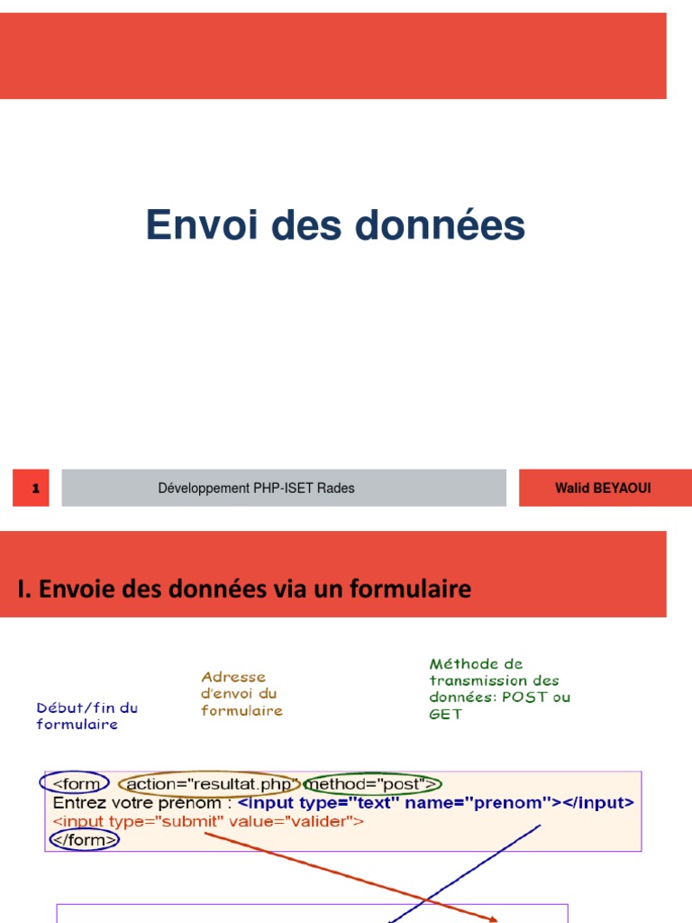 Envoi et traitement de formulaires PHP | PDF | Informatique | Informatique