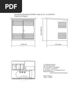 Transformer Substation PК RMU 10 (20) /0.4 kV up to 800 kVA Single Line Diagram