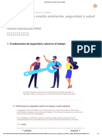 Medio Ambiente, Seguridad y Salud en El Trabajo