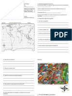 Guía de Aprendizaje Historia y Geografía 4° Básico Los Paralelos y Meridianos