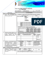 Annual Accomplishment Report S. Y. 2018-2019: Dupax Del Norte National High School