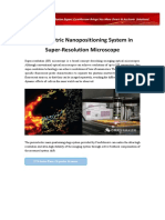 Piezoelectric Nanopositioning System Application in Super-Resolution Microscope