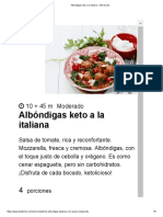 Albóndigas Keto A La Italiana - Diet Doctor