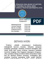 ANALISIS JURNAL PENGARUH ROM (RANGE OF MOTION) TERHADAP FLEKSIBILITAS GERAK SENDI PADA PASIEN POST OPERASI FRAKTUR EKSTREMITAS ATAS