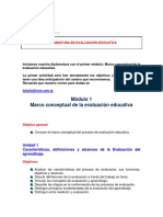 Modulo Nº 1_Marco Conceptual de La Evaluación Educativa